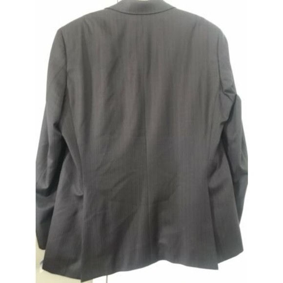 EUC Hugo Boss Scorcese/movie Brown Subtle Stripe Guabello 130s Wool blazer 42 - Picture 6 of 6